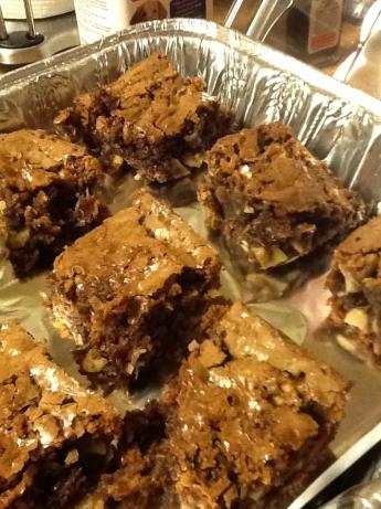Paula Deen Chocolate Mound Brownies. Photo by Beasneed