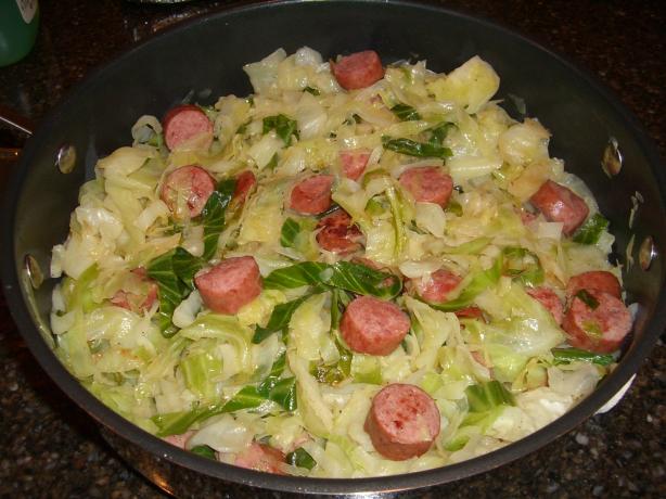 Kielbasa And Cabbage. Photo by Chef*Lee