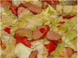 Kielbasa And Cabbage. Photo by J e l i s a