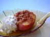 Pressure Cooker Tipsy Amaretti Stuffed Peaches