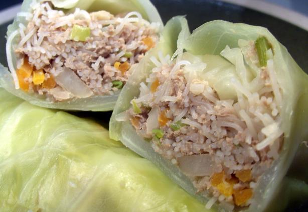Asian Style Cabbage Rolls. Photo by JustJanS