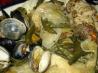Curanto En Olla  (Steamed Seafood, Meats, Potato Bread, and Vege