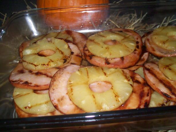 Barbecue Ham Slices. Photo by AZPARZYCH