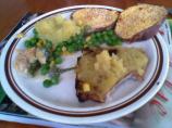 Naturally Sweetened Baked Pork Chops With Apple Sauce
