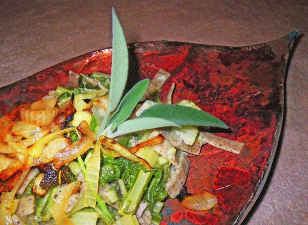 Pizzoccheri With Chard. Photo by awalde