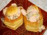 Vol-Au-Vent With Chicken, Mushrooms and Pepper. Recipe by awalde