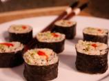 Healthy Avocado Sushi With Brown Rice