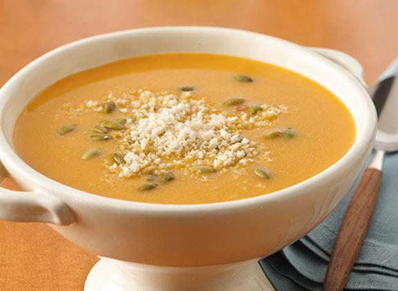 Chiarello's Roasted Butternut Squash Soup. Photo by Progresso Recipe Starters
