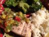 Grilled Yellowtail Tuna and Pineapple Salsa. Recipe by JMac11116