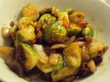 Brussels Sprouts With Bacon and Balsamic Vinegar. Photo by dicentra