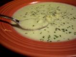 Cauliflower Blue Cheese Soup