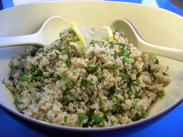 Bulgar With Peas and Mint. Photo by JustJanS