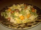 Pesto Chicken Salad (Pasta Salad Style With No Pasta)