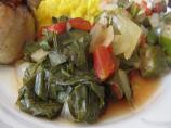 Collard Greens With Tomatoes and Garlic