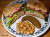 Tuna and Chickpea Sandwich on Rye