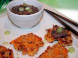 Sesame Carrot Pancakes W/Black Bean Garlic Sauce