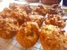 Chickpea Onion Muffins With Sesame Seeds and Cheese. Recipe by Lalaloula