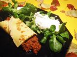 Crepes or Omelette With Tasty Ground Meat
