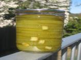 Sweet Green Tomato Pickles (Made With Pickling Lime)