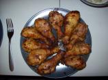 Baked Chicken Drumsticks.