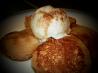 Cinnamon Pancakes With Ice-Cream and Maple Syrup