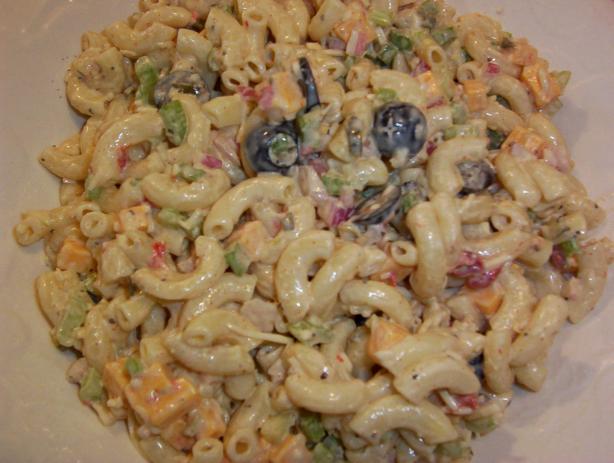 Dunkley's Famous Macaroni Salad. Photo by @ngdarlen