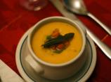 Roasted Butternut Sqaush Soup With Sage Oil