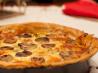 Leek, Mushroom and Mozzarella Pie. Photo by Peter J