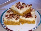 Maple Frosted Pumpkin Bars