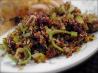 Quinoa Stuffing With Leeks, Walnuts and Cherries. Recipe by Starrynews