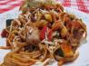Crazee Simple Saffron Tomato Clam Sauce and Linguine. Recipe by PaulaG