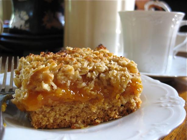 Gluten Free Rustic Apricot Slice. Photo by The Blender Girl