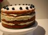 Four Layer Lemon Torte with Lemon Cream Cheese Frosting. Recipe by yooper