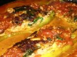 Spinach and Sausage Stuffed Peppers