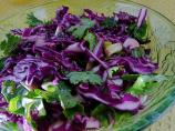 Raw Vegan Red Cabbage Salad
