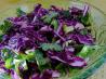 Raw Vegan Red Cabbage Salad. Recipe by The Blender Girl
