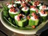 Creamy Chive Cucumber Cups