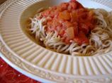 Whole Wheat Pasta and Light Vodka Sauce