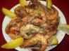 Lemon Fried Shrimp With Marjoram