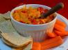 Hummus Bake With Red Bell Pepper and Cheese. Recipe by Lalaloula