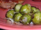 Roasted Brussels Sprouts With Garlic and Onions