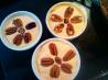 Papaya Cardamom Pecan Individual Cheese Cakes