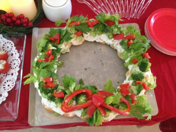 Christmas Wreath Appetizer. Photo by Chef #1367584