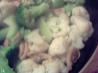 Sauteed Broccoli, Cauliflower and Mushrooms. Recipe by davianng