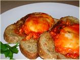 Poached Eggs in Catsup