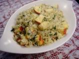 Maple-Walnut Chicken Thighs and Cheddar Apple Rice (Rachael Ray)