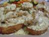 Whiskey Shrimp on Toast