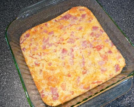 Easy Egg & Ham Casserole. Photo by Mikekey