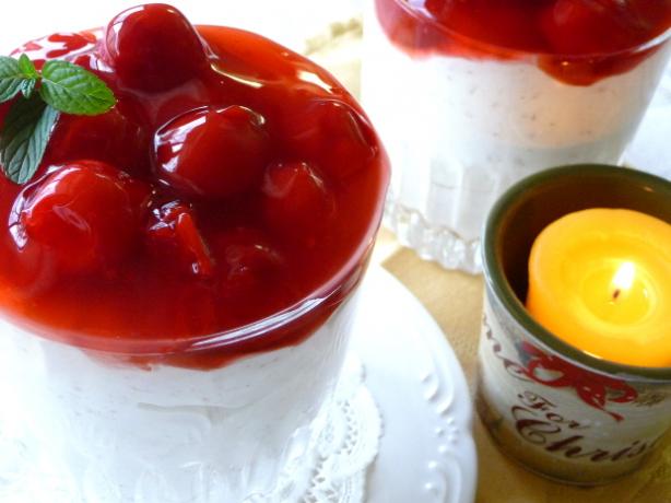 Danish Christmas Rice Pudding With Almonds and Warm Cherry Sauce. Photo by BecR