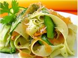 Fettuccine With Vegetable Ribbons